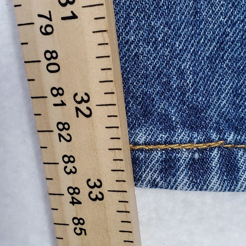 Levi's 505 Regular Fit Jeans Mens 44x34‎ Blue Straight Leg Denim Classic
